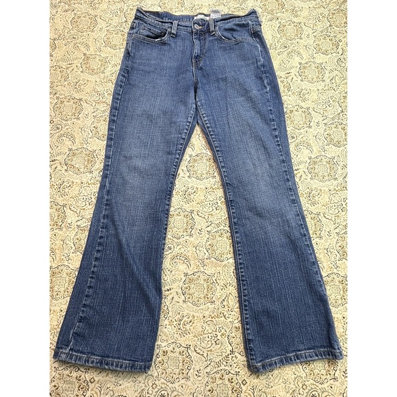 Levis 515 Bootcut Womens Jeans Designer Blue Sz. 8S Ladies‎ casual Pants Western - Picture 1 of 8